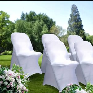 Stolsöverdrag med stretch 40x42x77cm, Vit